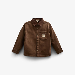 Twill overhemd - Kids - Chocolate | 100610 Carter