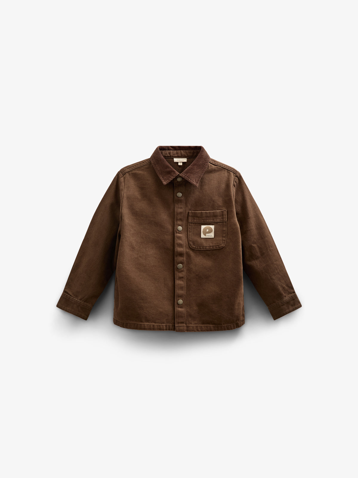 Twill overhemd - Kids - Chocolate | 100610 Carter