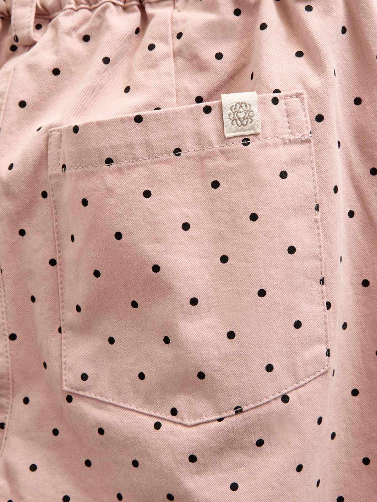 Twill broek met stip - Kids - Rose | 100612 Iris