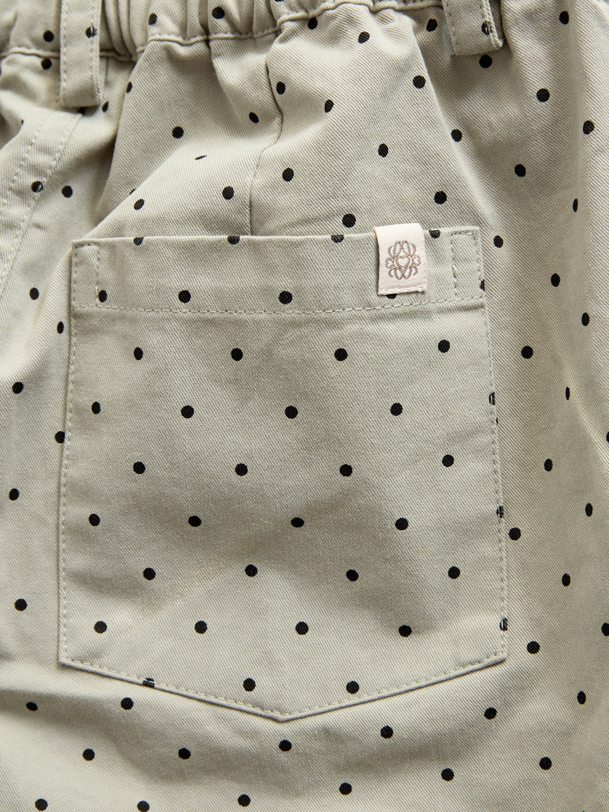 Twill broek met stip - Kids - Dusty Green | 100616 Iris