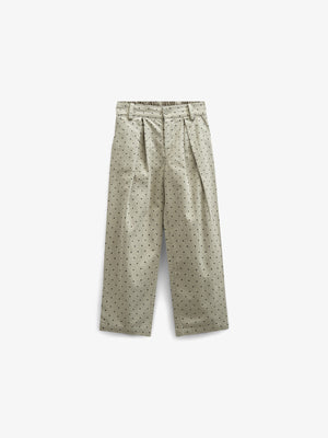 Twill broek met stip - Kids - Dusty Green | 100616 Iris