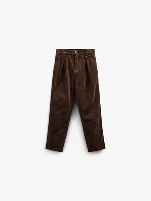 Gewaagde Corduroy Broek - Tween - Chocolate | 100619 Margot