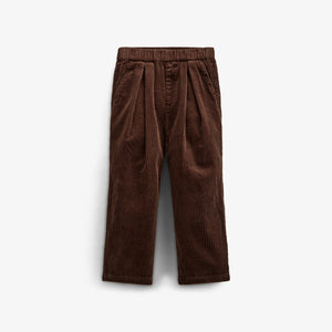 Gewaagde Corduroy Pull-on Broek - Kids - Chocolate | 100621 Margot