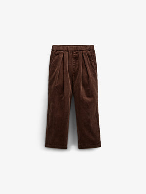 Gewaagde Corduroy Pull-on Broek - Kids - Chocolate | 100621 Margot