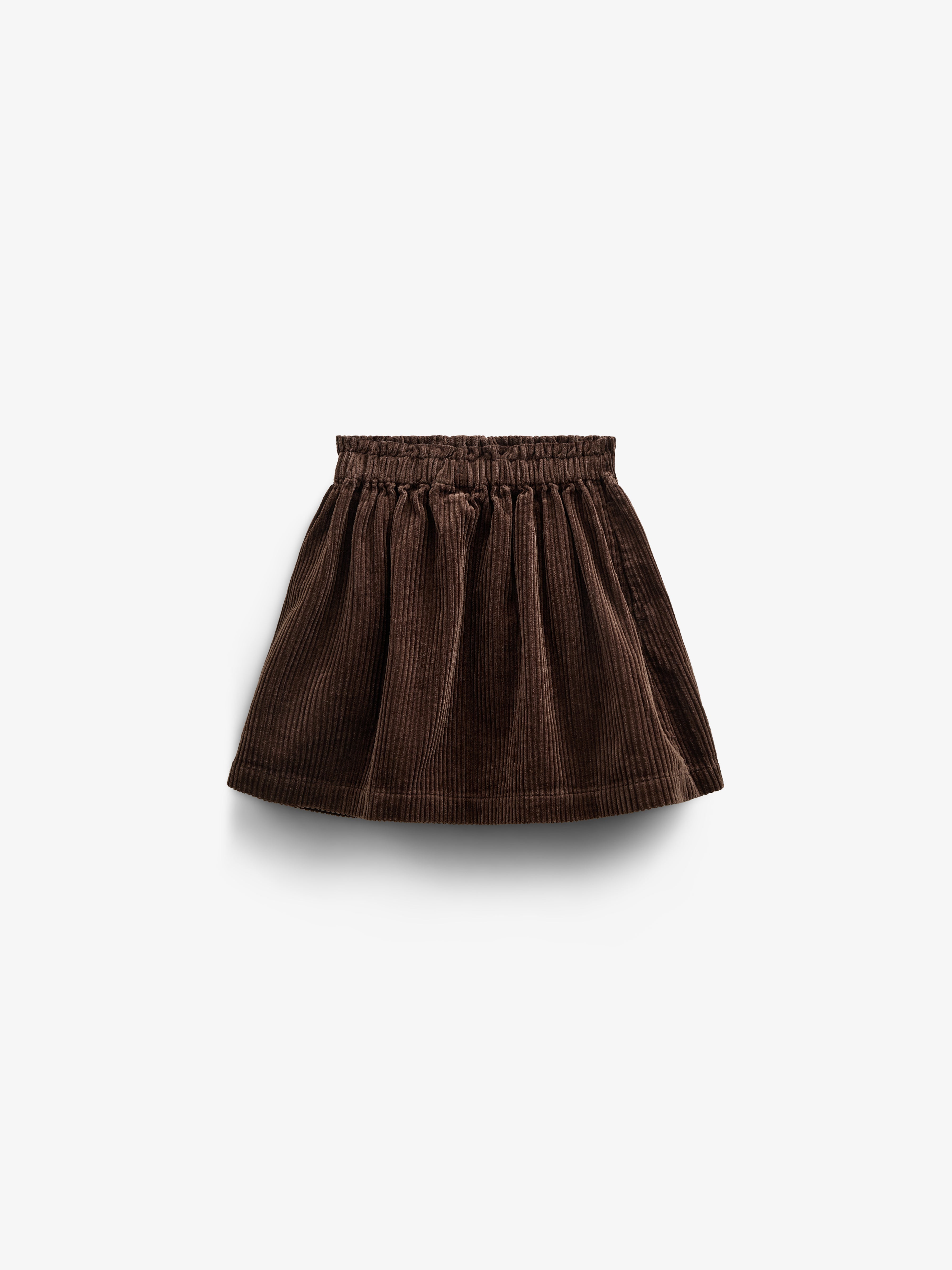 Gewaagde Corduroy Rok - Kids - Chocolate | 100624 Margot