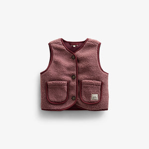 Stapelvest met knopen - Kids - Old Rose | 100631 Mayfield