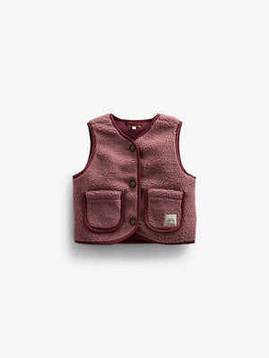 Stapelvest met knopen - Kids - Old Rose | 100631 Mayfield