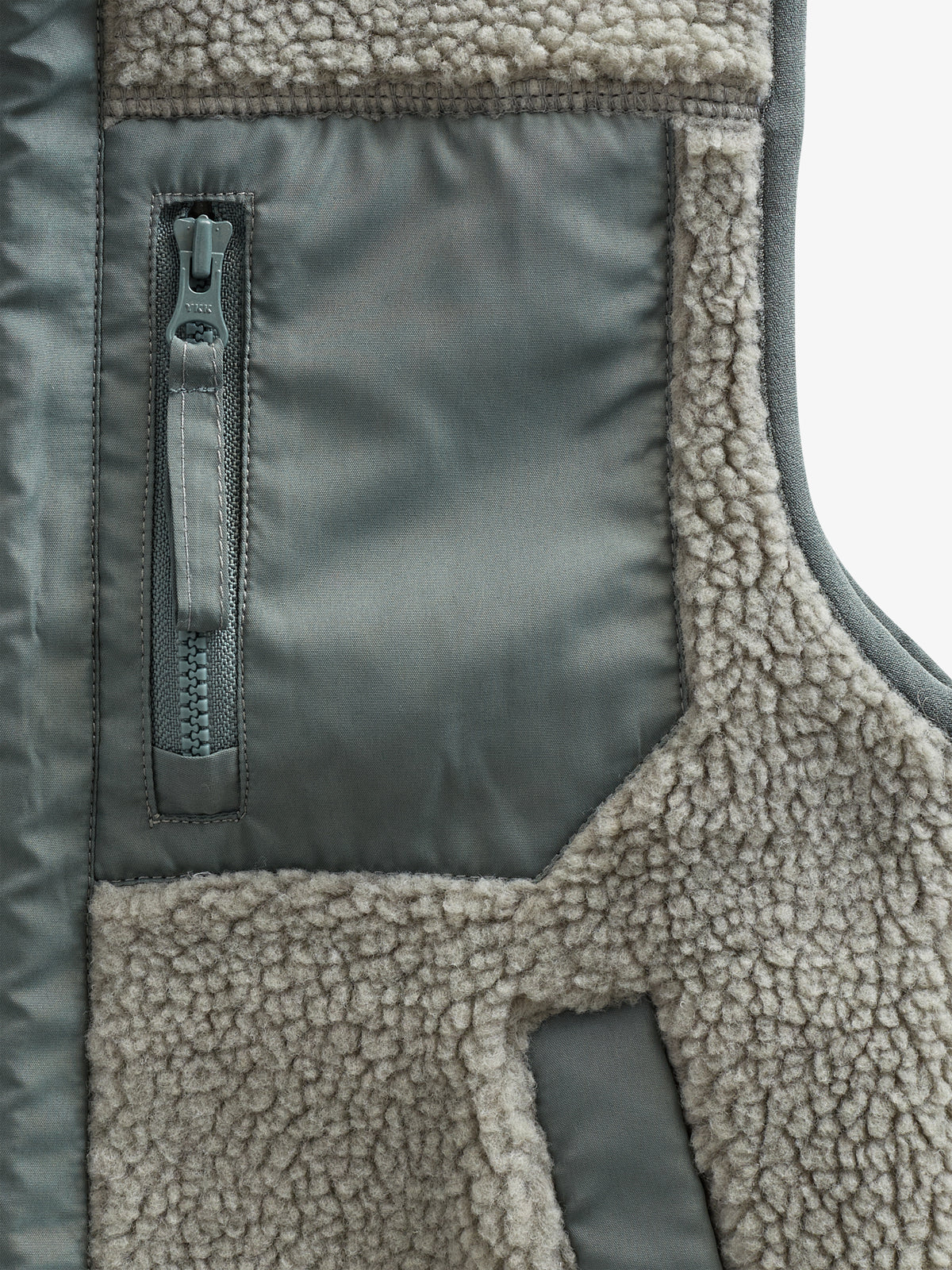 Vest met rits - All - Dusty Green | 100635 Elliot