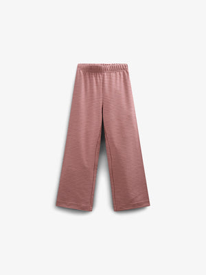 Gestreepte jersey broek - Tween - Rose Stripe | 100648 Elise