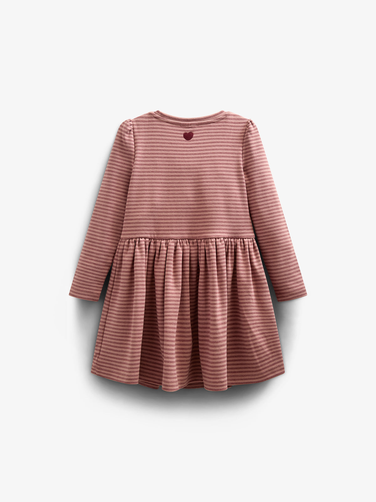 Gestreepte jersey jurk - Tween - Rose Stripe | 100651 Elise