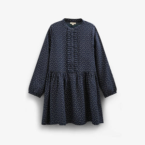 Jurk bedrukt crêpe viscose - All - Navy | 100662 Ana