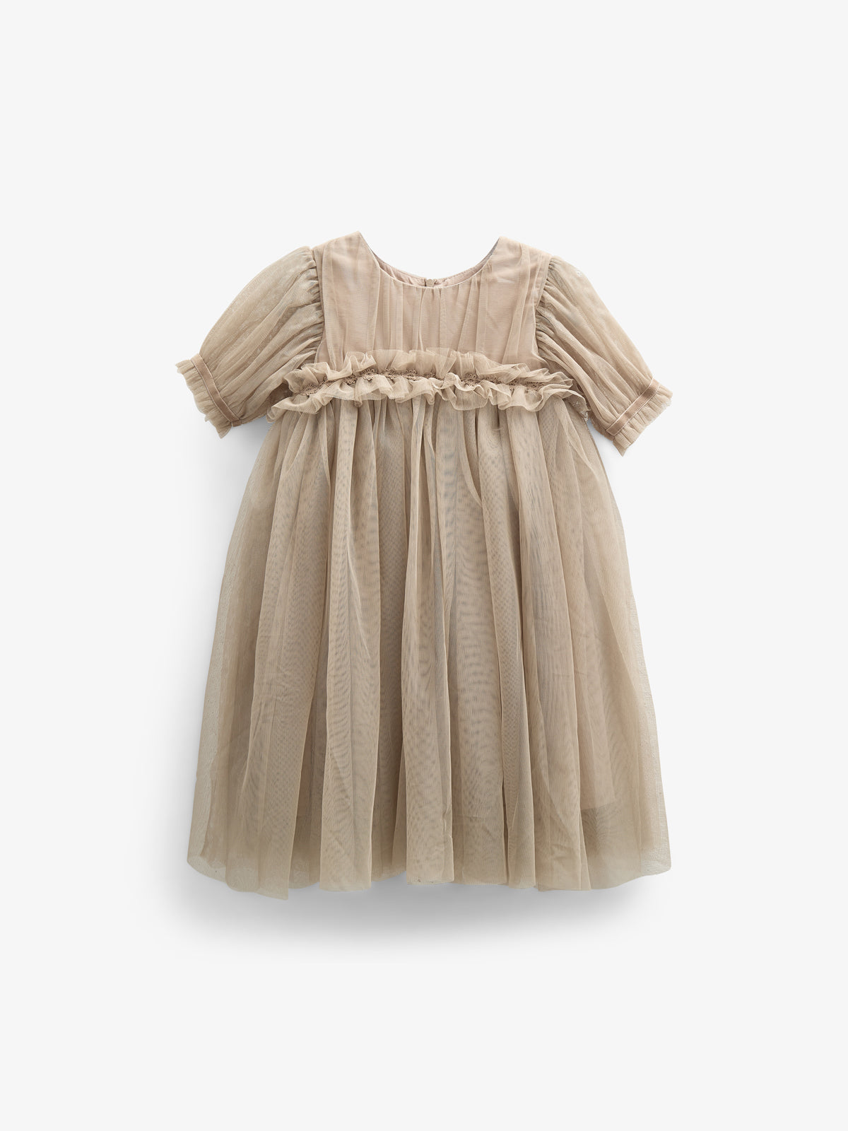 Tule jurk - All - Caffe Latte | 100672 Mille