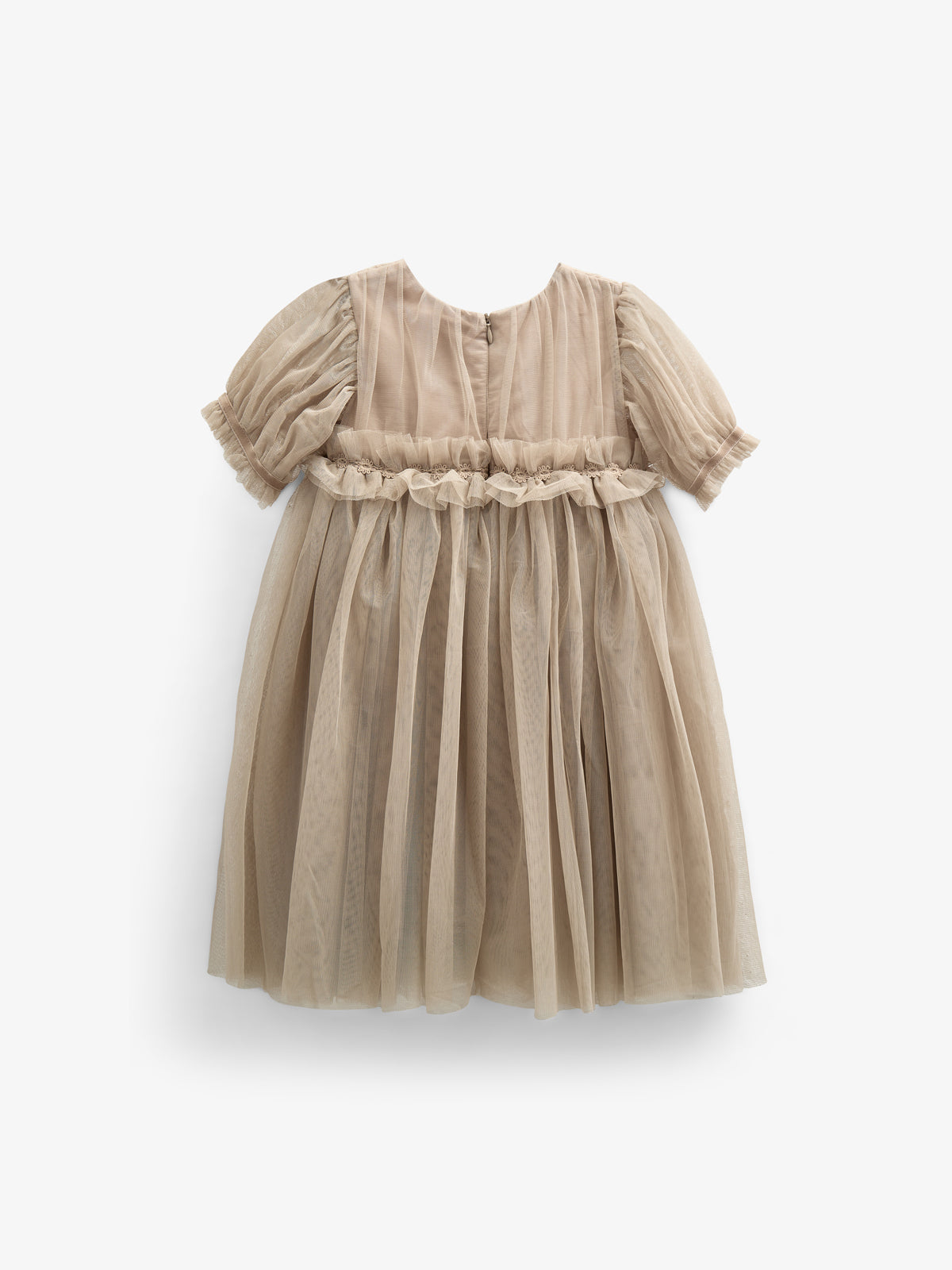 Tule jurk - All - Caffe Latte | 100672 Mille