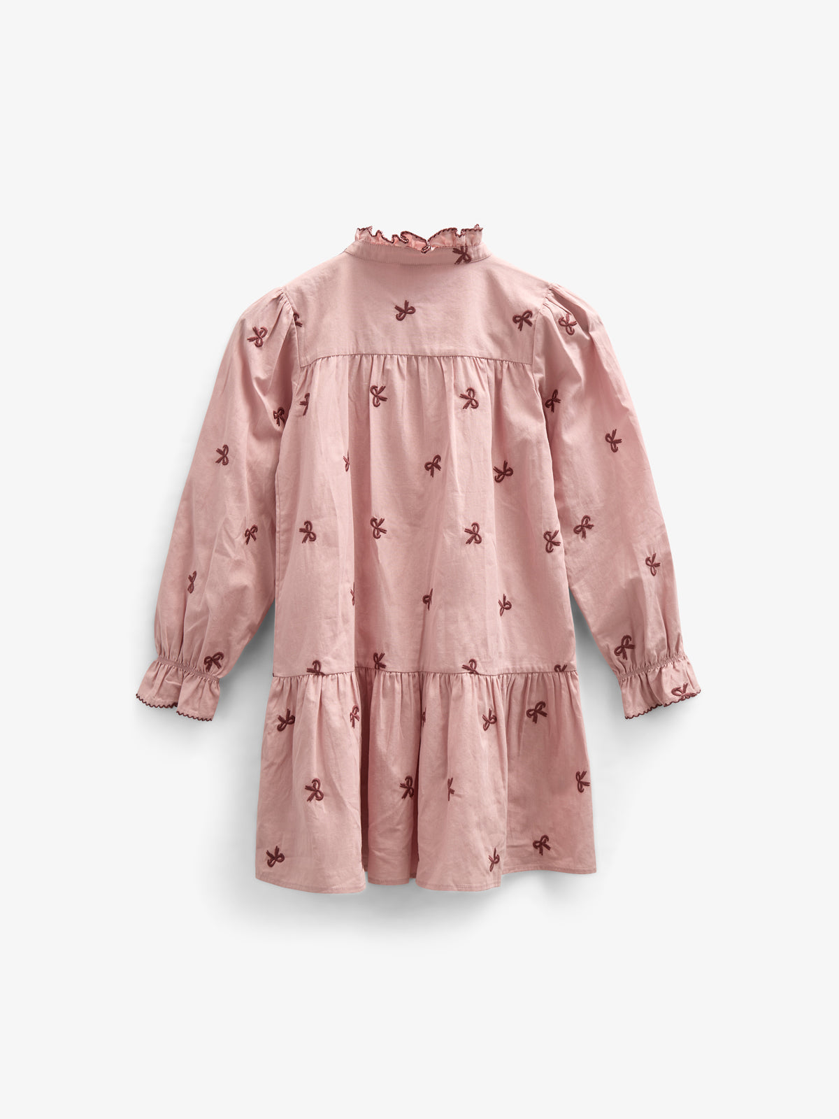 Popeline jurk met borduursel - Tween - Rose | 100682 Adison