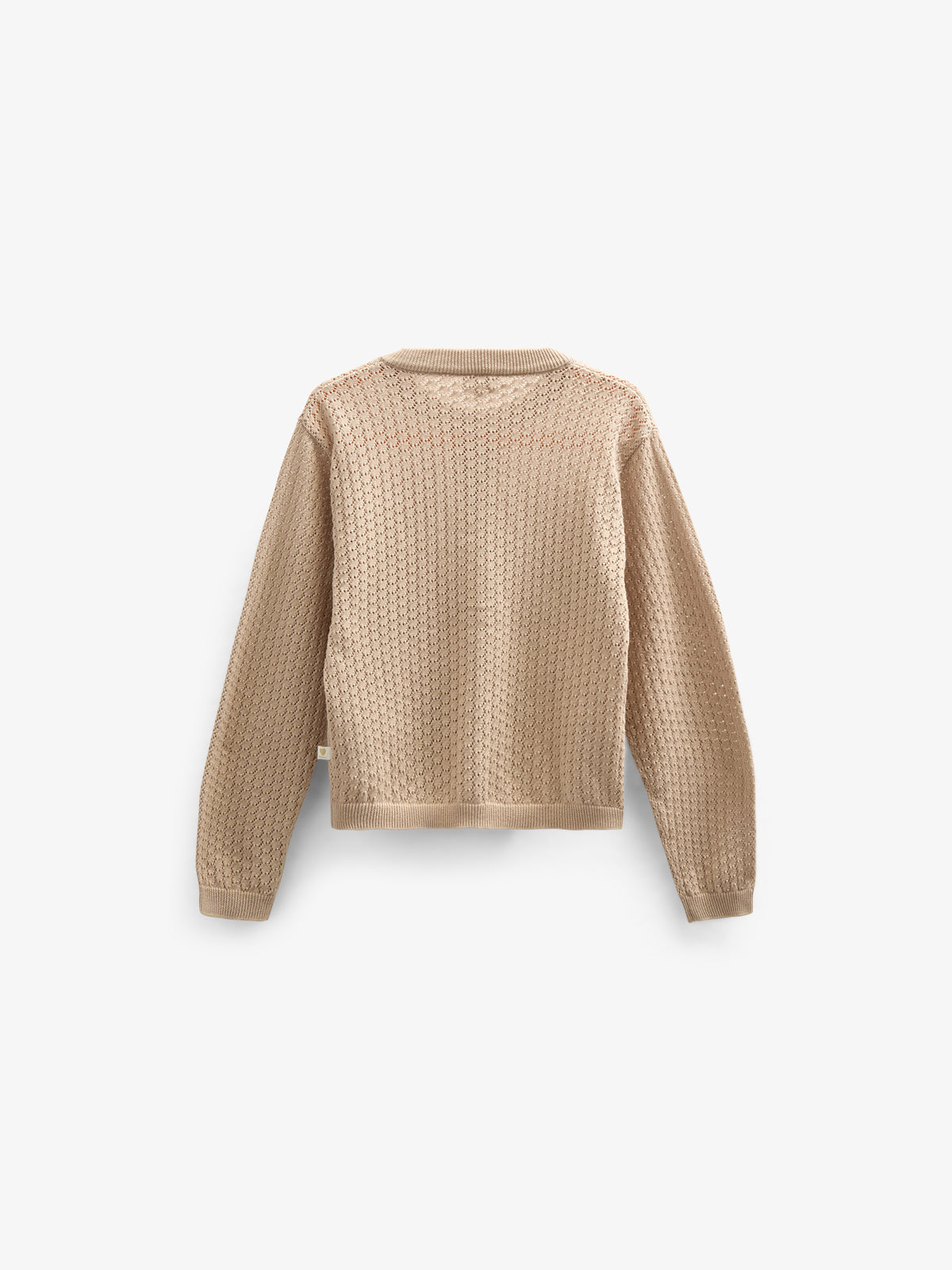 Katoenen vest - Kids - Caffe Latte | 100683 Esme
