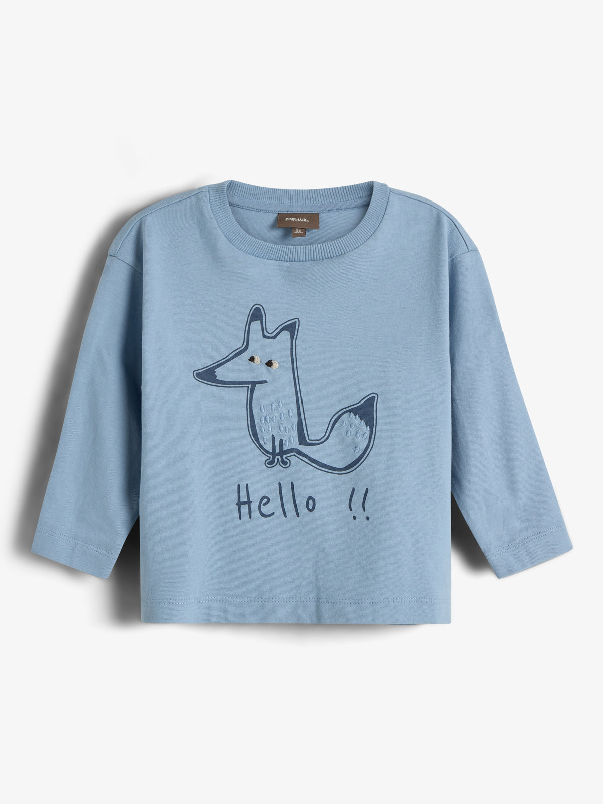 Foxie T-shirt met lange mouwen - Little - Blue