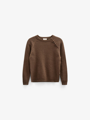Katoenen gebreide trui - Tween - Coffee | 100692 Jett