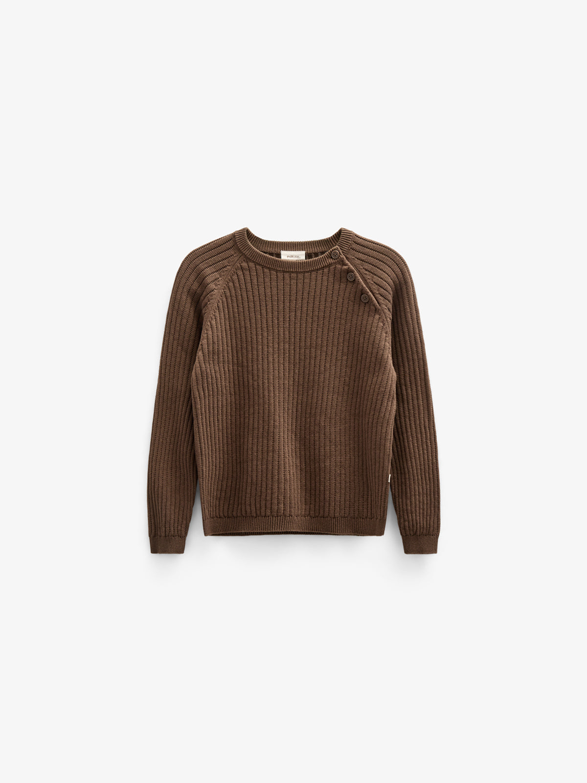 Katoenen gebreide trui - Tween - Coffee | 100692 Jett