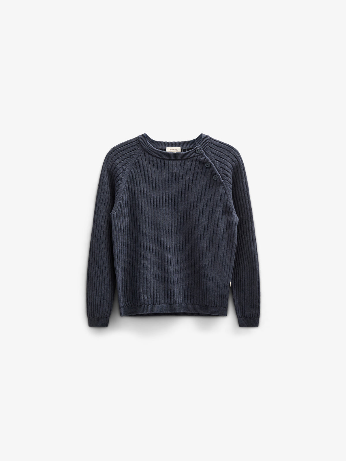 Katoenen gebreide trui - Tween - Navy | 100694 Jett