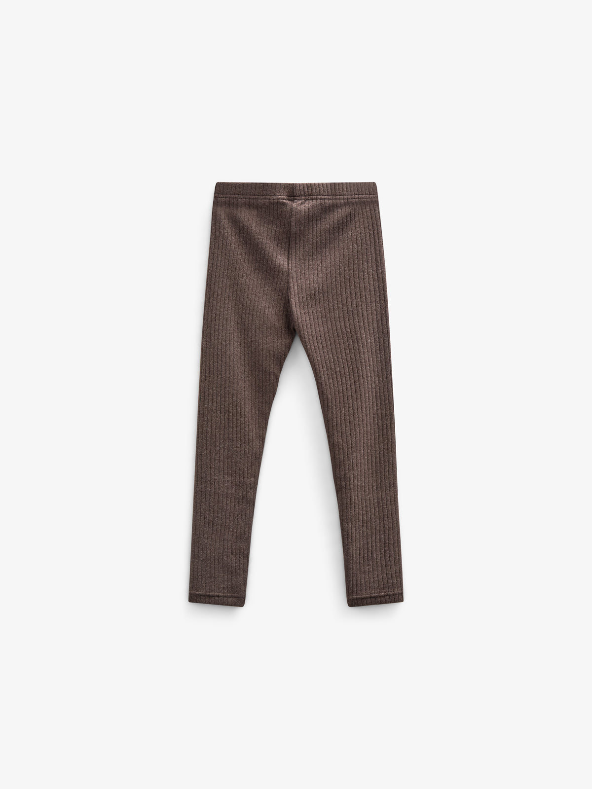 Zachte Rib Legging - Kids - Chocolate Melange | 100697 Alana