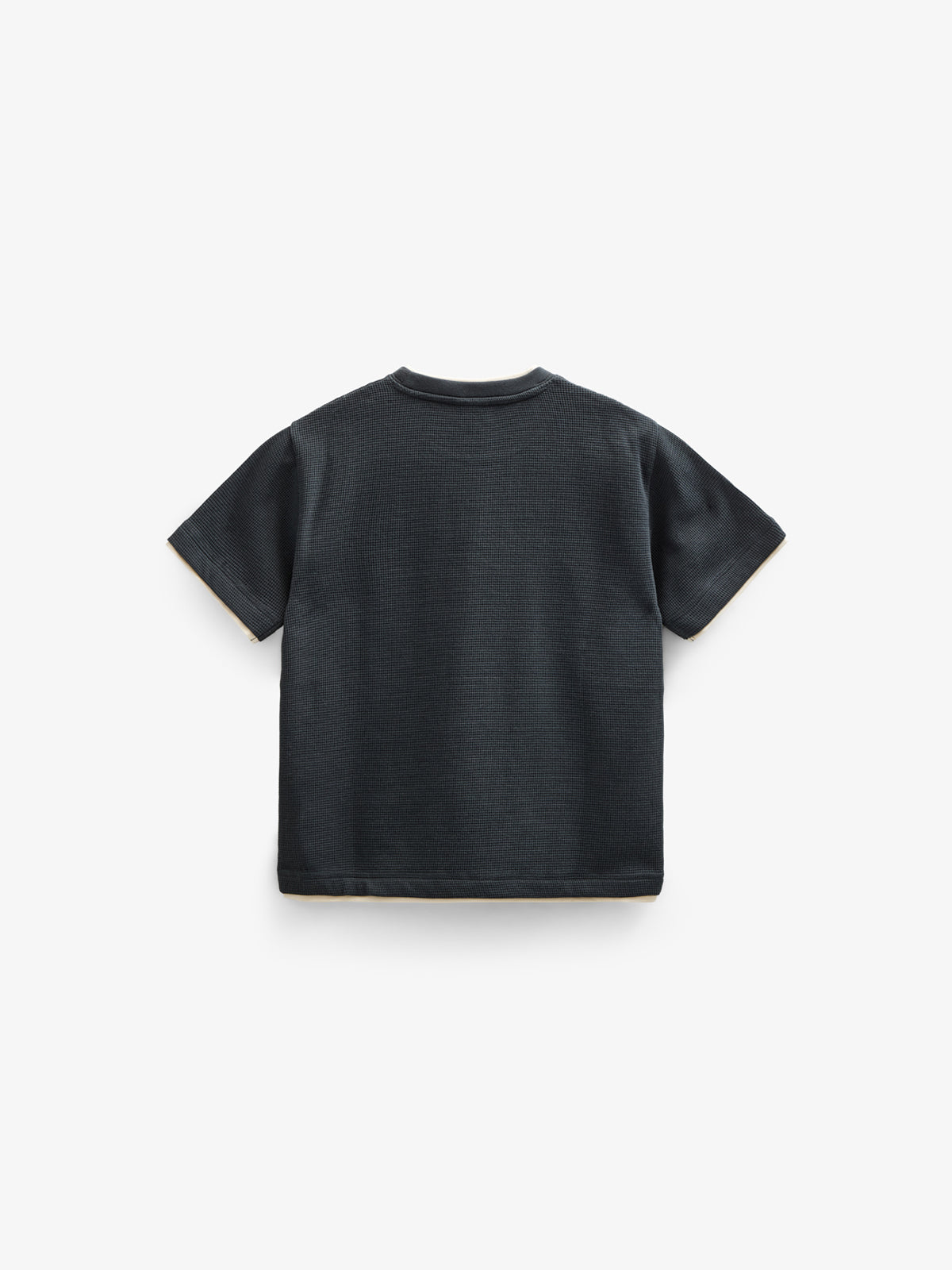 Gestructureerd T-shirt met korte mouwen - Tween - Forest Green | 100714 Malthe