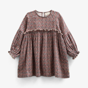 Gedrukte jurk van dubbel gaas - Kids - Rose / Green | 100728 Maggie
