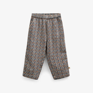 Gedrukte broek van dubbel gaas - Kids - Blue / Brown | 100733 Maggie