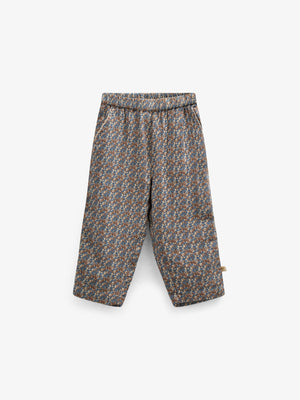 Gedrukte broek van dubbel gaas - Kids - Blue / Brown | 100733 Maggie