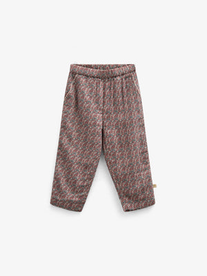 Gedrukte broek van dubbel gaas - Kids - Rose / Green | 100734 Maggie