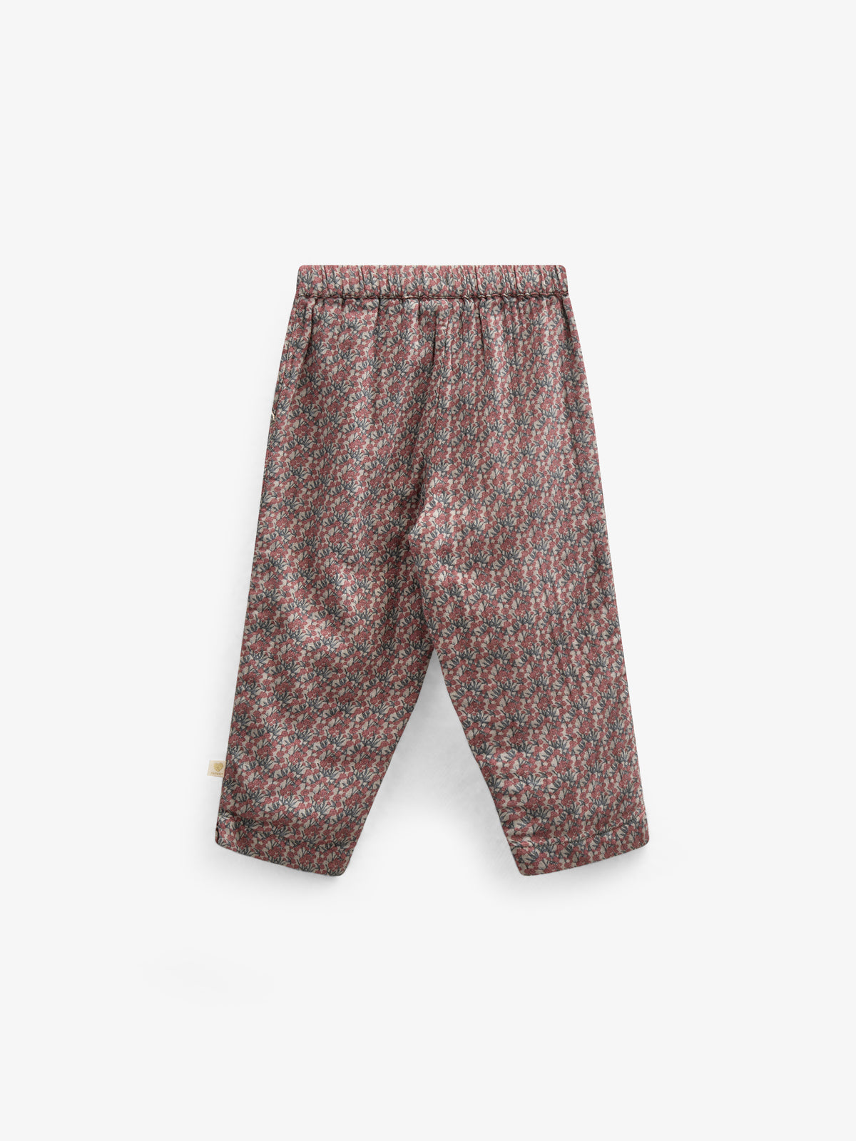 Gedrukte broek van dubbel gaas - Kids - Rose / Green | 100734 Maggie