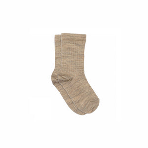 MP Wollen Rib Sokken - All - Caffe Latte Melange | 100736 MP Wool Socks