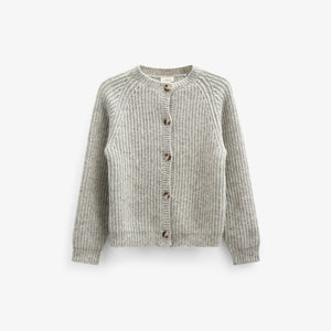 vest van wolmix - Kids - Grey Melange | 100746 Cork
