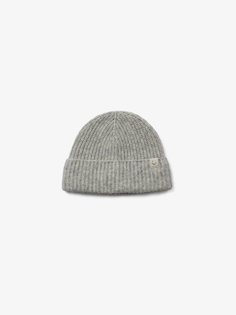 wollen muts - All - Grey Melange | 100749 Cork
