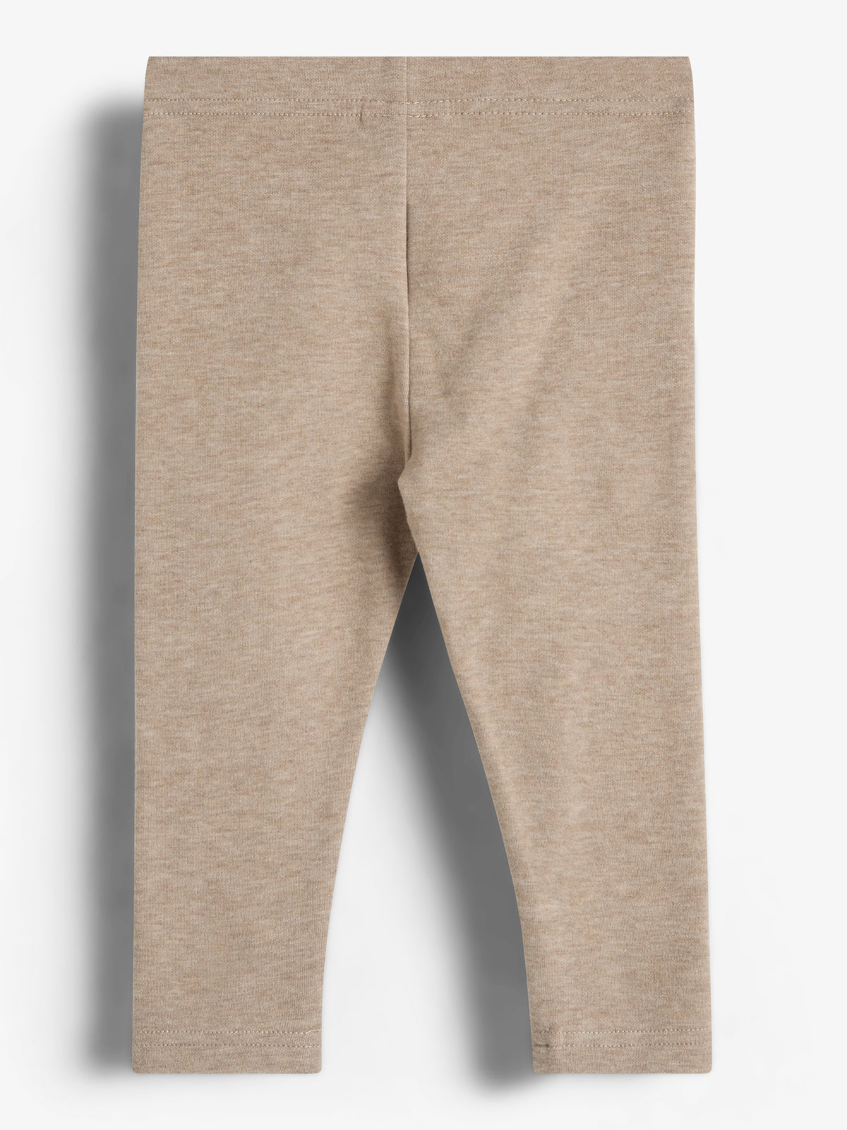 Legging van pluche jersey - Little - Beige Melange