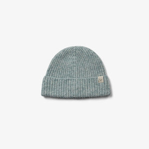 wollen muts - All - Green Melange | 100750 Cork
