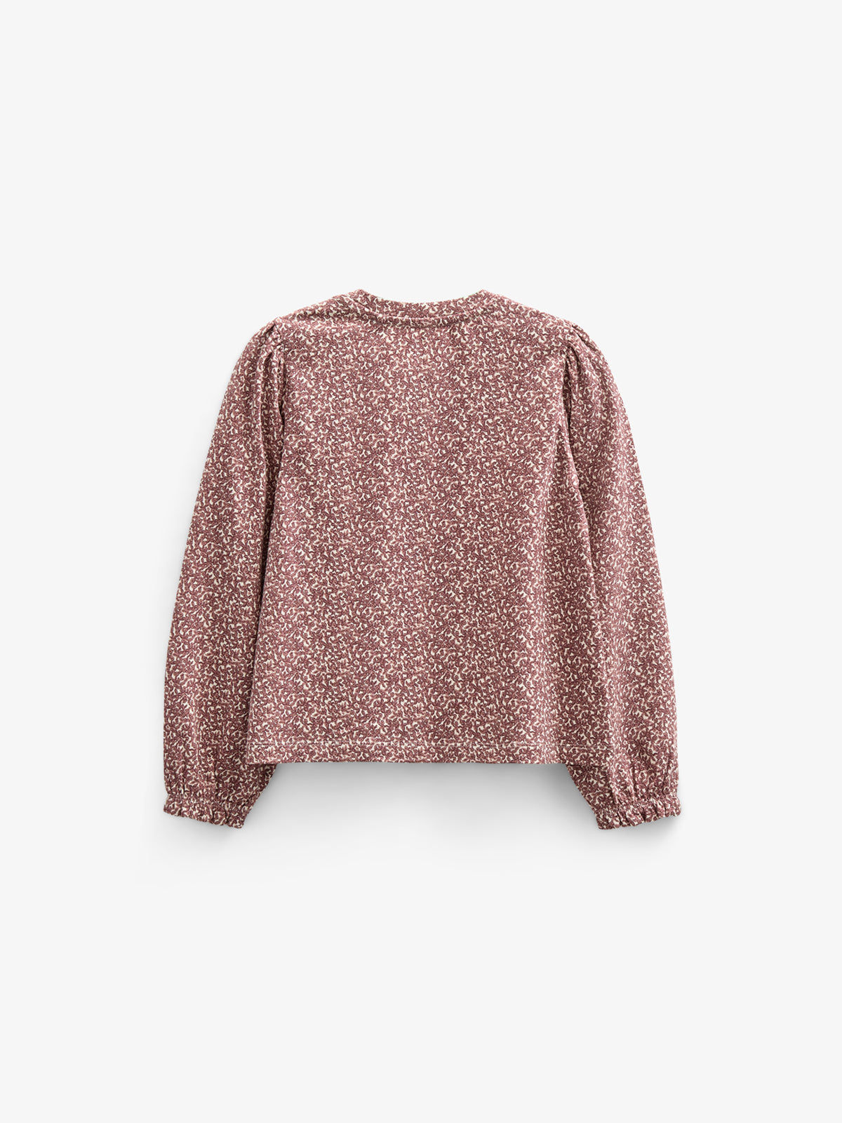 Bedrukte jersey blouse - Kids - Vintage Red | 100770 Ada