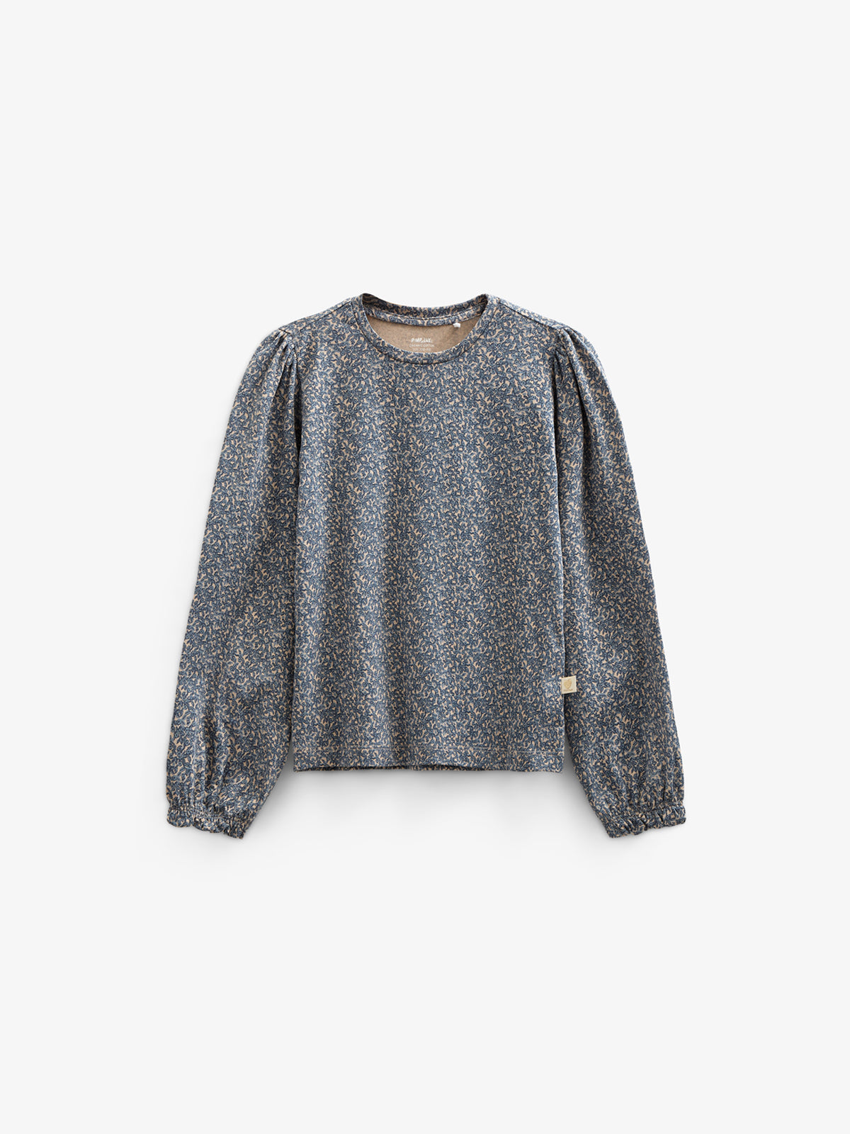 Bedrukte jersey blouse - Kids - Blue | 100772 Ada