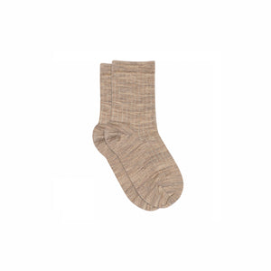 MP Katoenen Rib Sokken - All - Caffe Latte Melange | 100775 MP Cotton Socks