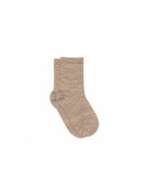 MP Katoenen Rib Sokken - All - Caffe Latte Melange | 100775 MP Cotton Socks