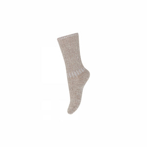 MP Wollen slobkousen - All - Caffe Latte Melange | 100776 MP Quinn Socks