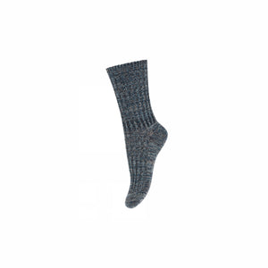MP Wollen slobkousen - All - Navy Melange | 100779 MP Noa Socks