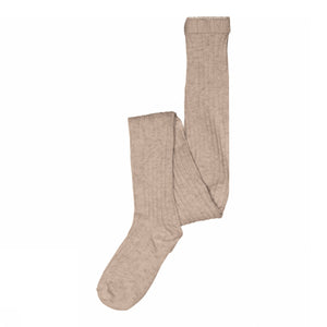 MP Wollen Rib Panty - All - Caffe Latte Melange | 100785 MP Wool tights