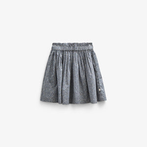 Bedrukte katoenen popeline rok - Kids - Blue | 100794 Allie