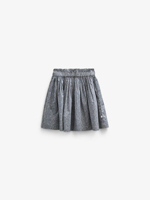 Bedrukte katoenen popeline rok - Kids - Blue | 100794 Allie