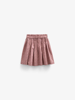 Bedrukte katoenen popeline rok - Kids - Vintage Red | 100796 Allie
