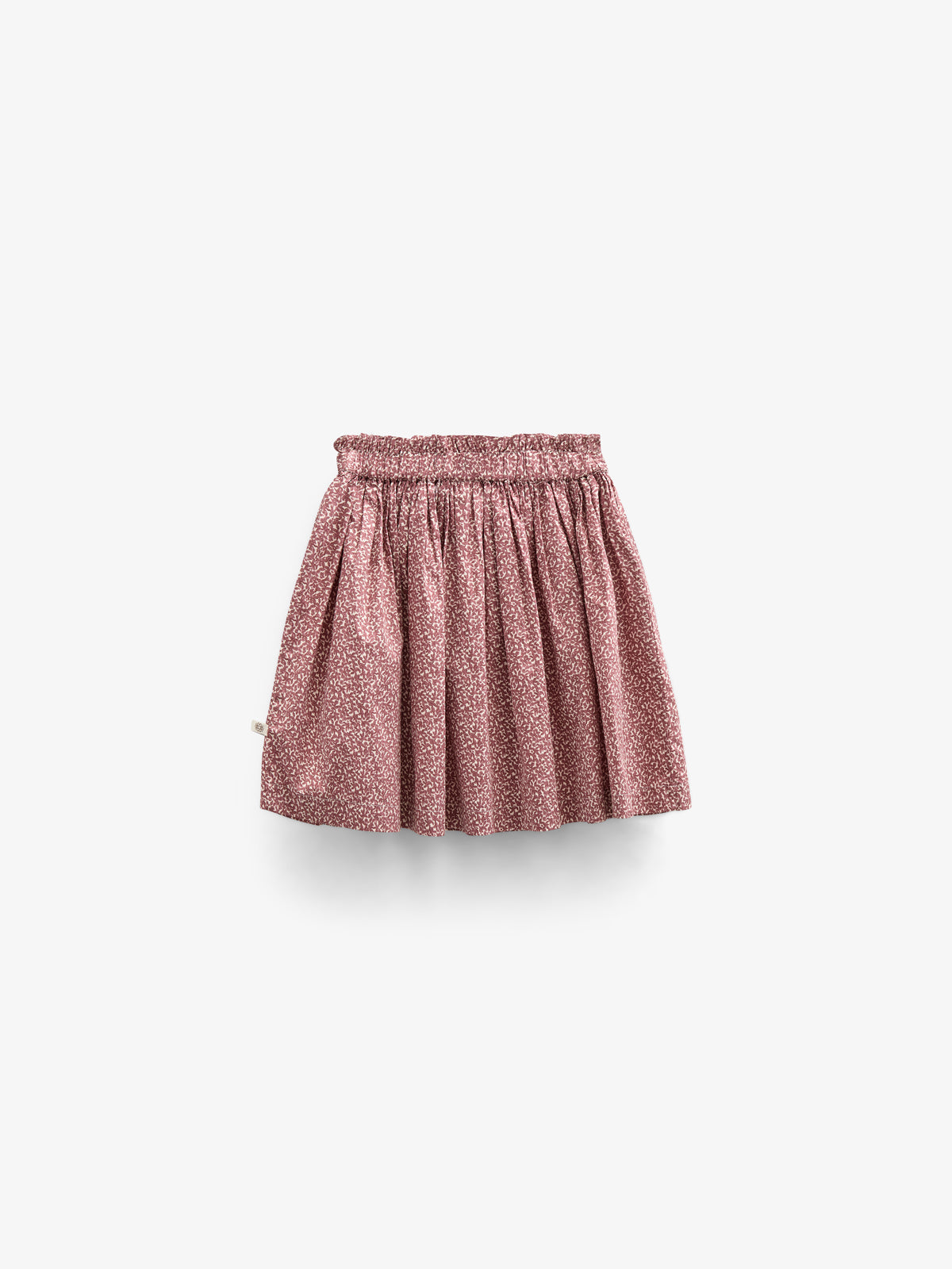 Bedrukte katoenen popeline rok - Kids - Vintage Red | 100796 Allie