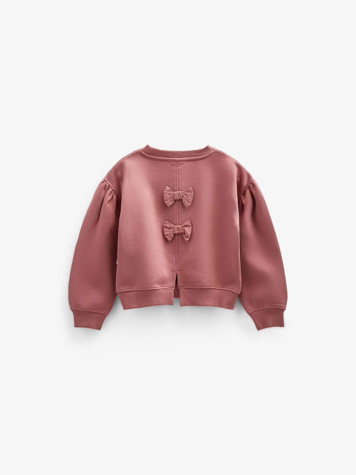Sweatshirt met strikdetail - Kids - Vintage Red | 100812 Ruth