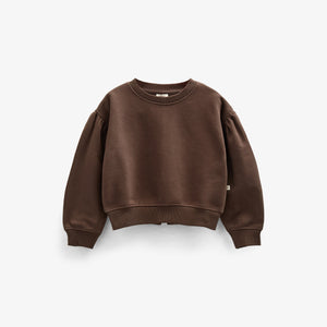 Sweatshirt met strikdetail - Kids - Chocolate | 100814 Ruth