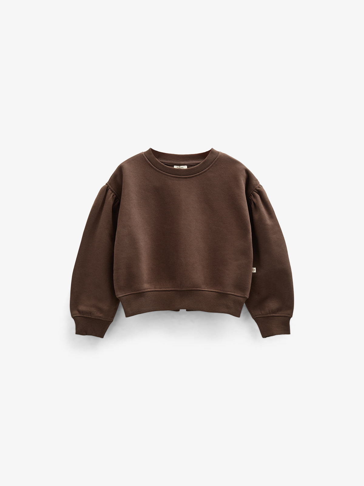 Sweatshirt met strikdetail - Kids - Chocolate | 100814 Ruth