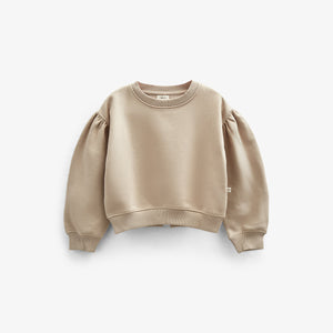 Sweatshirt met strikdetail - Kids - Caffe Latte | 100816 Ruth